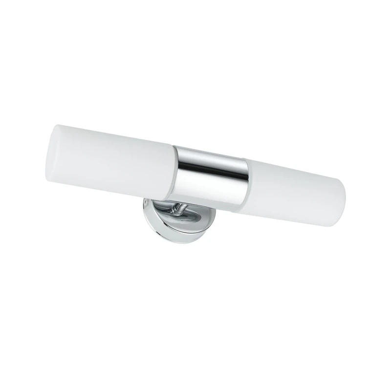 WallCeiling Lenia IP44 max 2x20W E14 chrome/230 Opaque Metal/Glass
