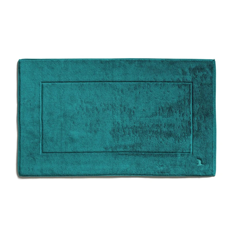 möve Superwuschel bath mat 60 x 100 cm made of 100 % cotton, lagoon