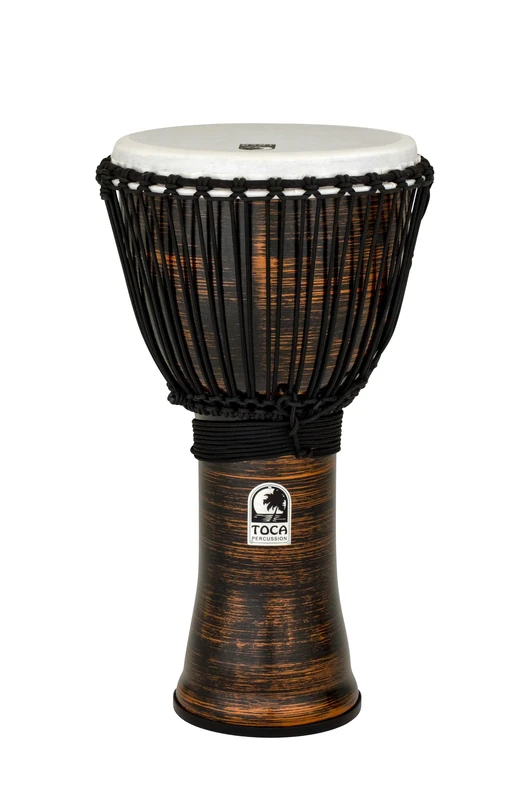 Toca 12-Inch Freestyle II Synthetic Head Djembe - Spun Copper