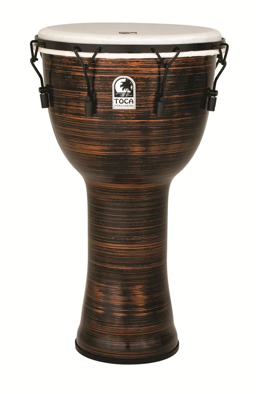 TOCA Djembe Freestyle II Mechanically Tuned Spun Copper 14" TF2DM-14SCB