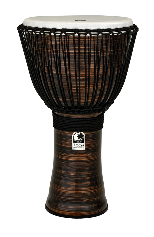Toca 14-Inch Freestyle II Synthetic Head Djembe with Bag - Spun Copper
