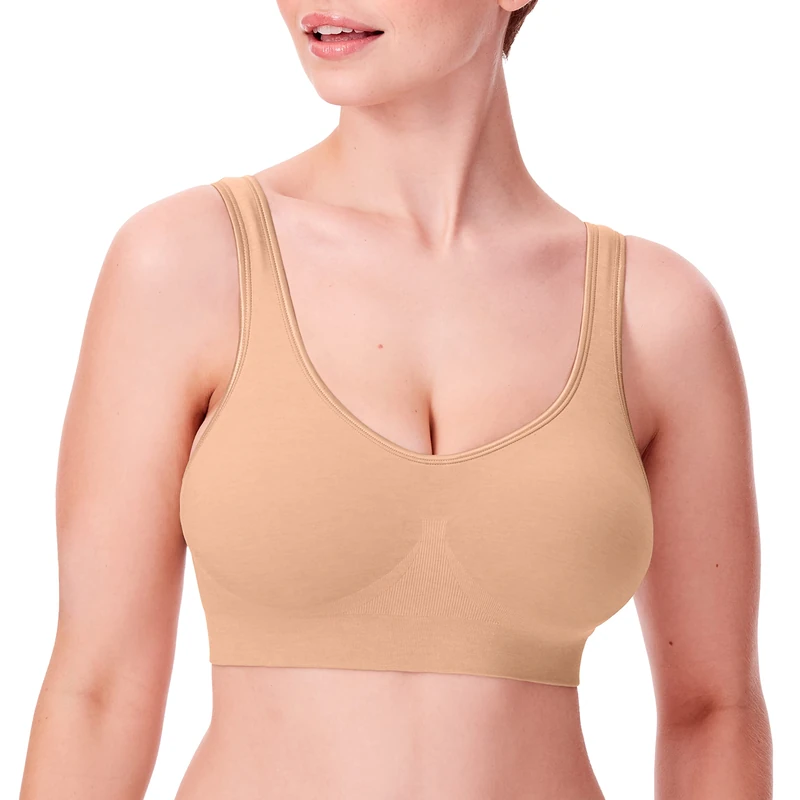 Bali Women's Wireless Bra, Comfort Revolution Full-Coverage Wirefree Bra for Women, Nude, XL