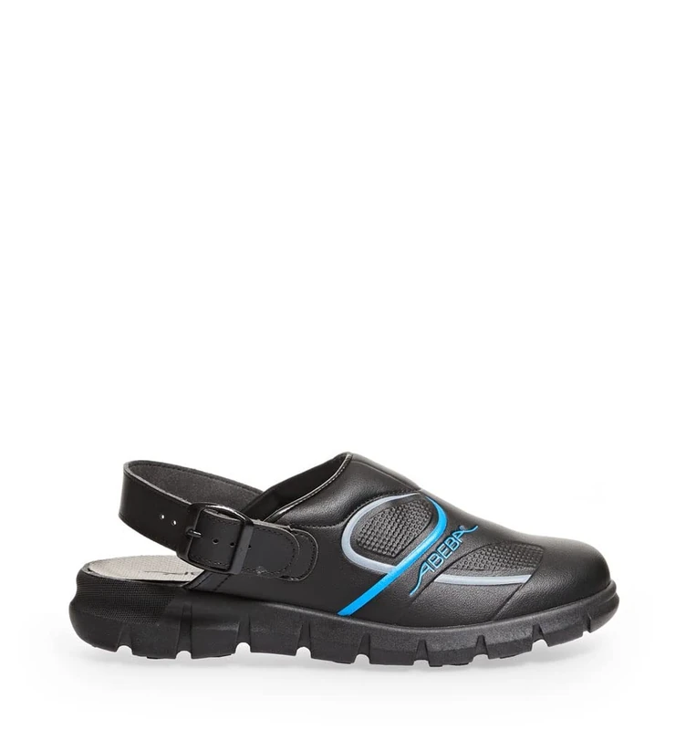Abeba Men Women 7331-45 kitchen, Black Blue, 45 EU UK