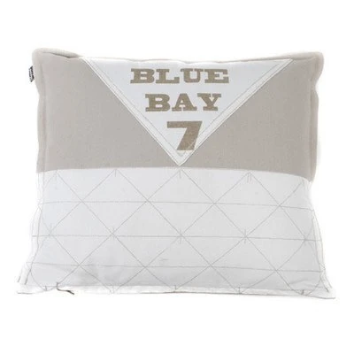 Mood collection Blue Bay Printed Standard Cushion, 50 x 50 cm, Polyester, White, One Size