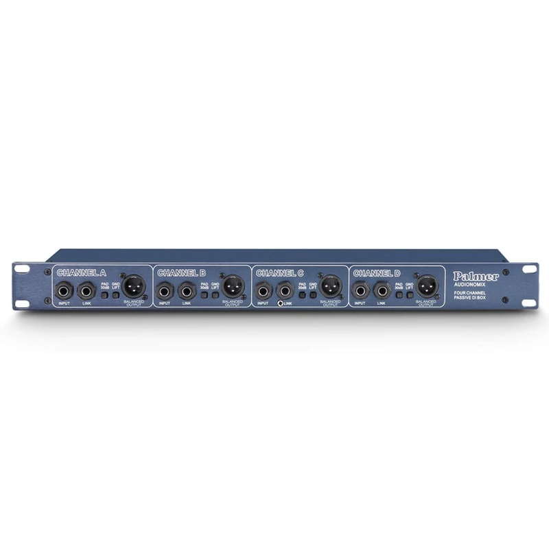 Palmer PAN 03 PASS - 19" DI Box 4-Channel passive