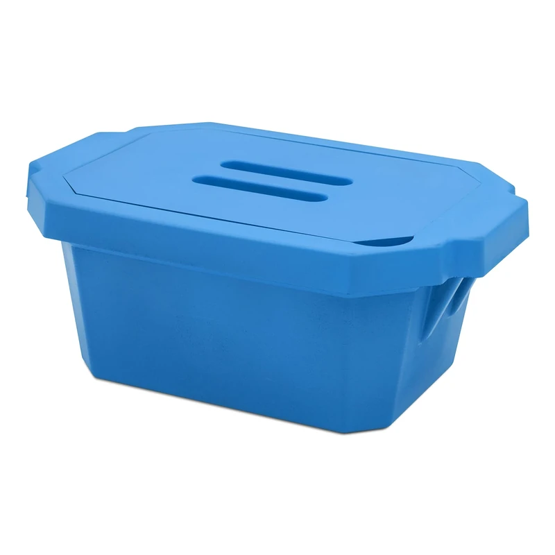 Bel-Art M16807-4101 Magic Touch 2 High Performance Midi Model Ice Pan with Lid, Blue