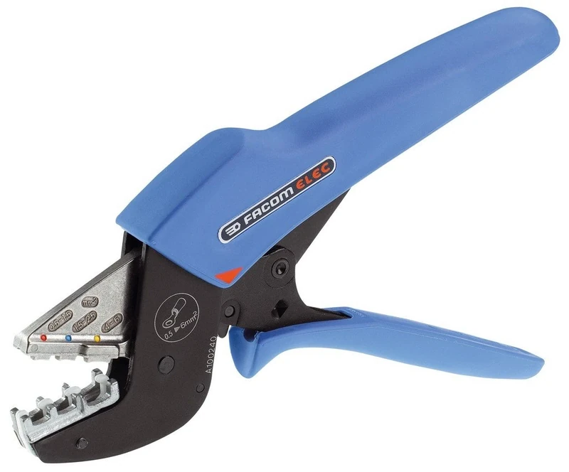 Facom Ratchet Crimping Pliers for Insulated Terminals
