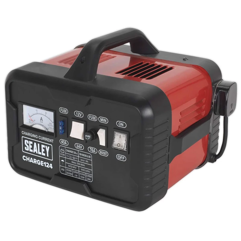 Sealey Charge124 Battery Charger 28Amp 12/24V 230V
