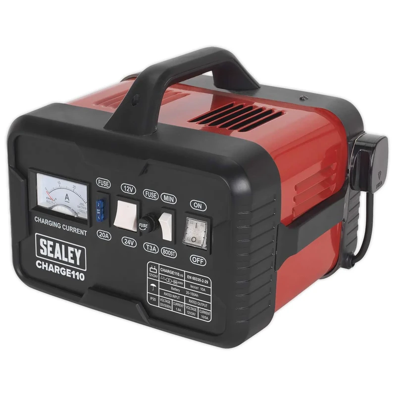 Sealey Charge110 Battery Charger 14Amp 12/24V 230V