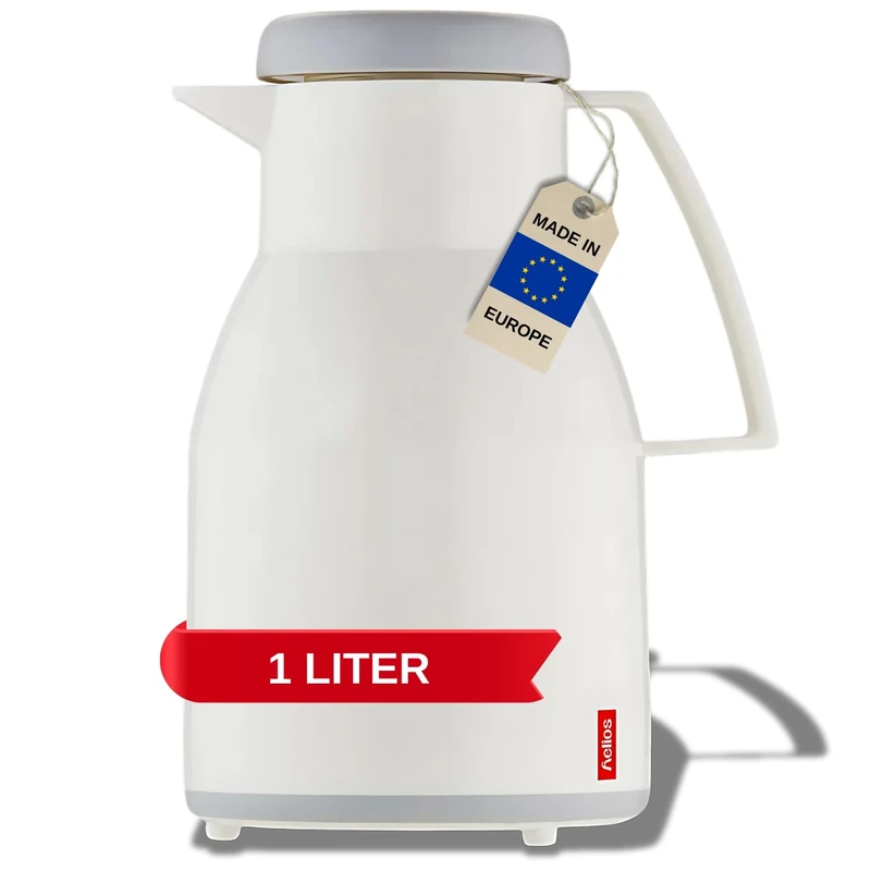 Helios Wash Vacuum Jug White 1 Litre
