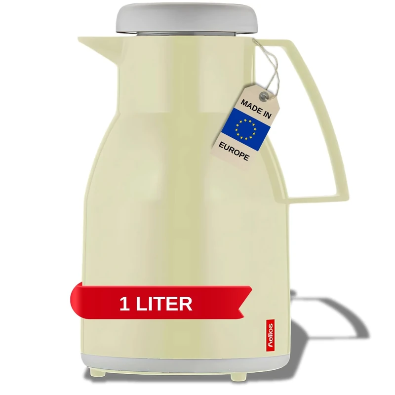 Helios Wash Vacuum Jug Vanilla 1 Litre, 30 x 30 x 23.8 cm