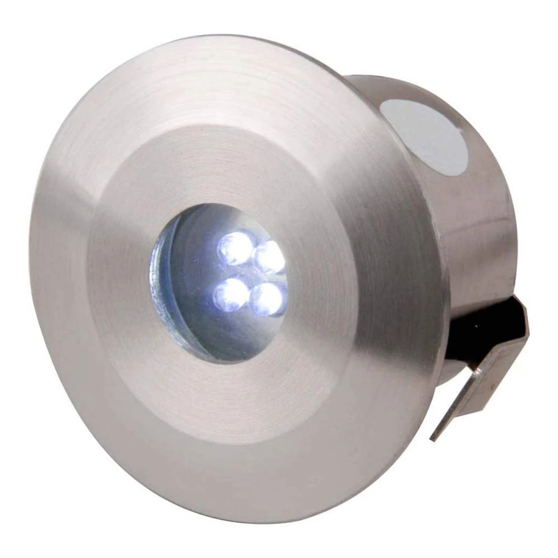 Knightsbridge KIT4B Stainless Steel LED Kit, 4 x 0.5 W Blue LED, IP44 - Image 1