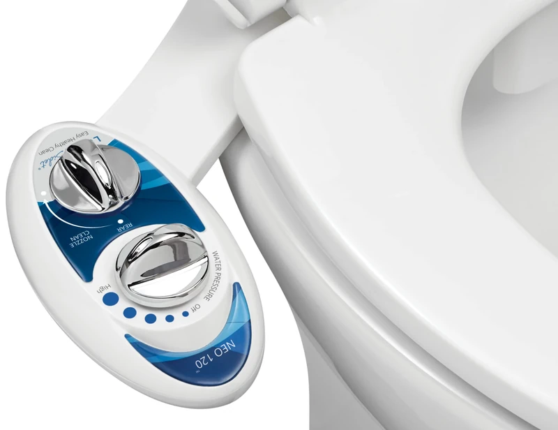 Luxe Bidet BidetNeo120s Bidet, Blue/White