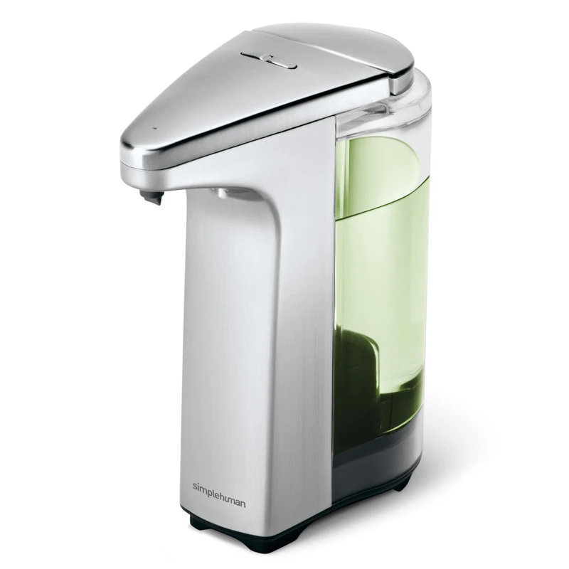 simplehuman ST1023 237ml Automatic Hand Motion Liquid Soap Dispenser, Volume Control, Brushed Nickel