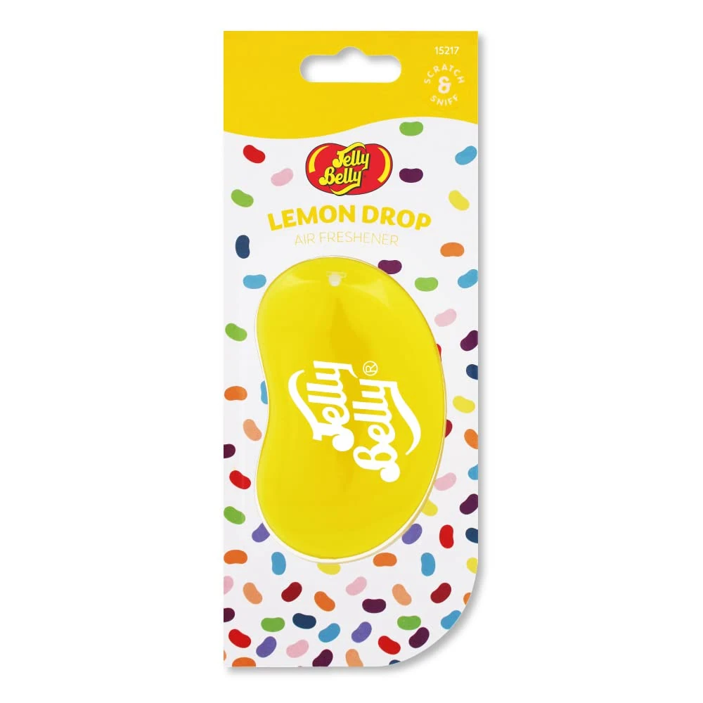 Jelly Belly 15217 3D Jelly Bean Air Freshener - Lemon Drop