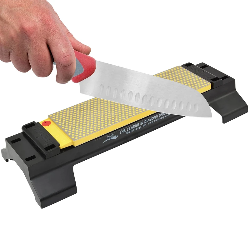 DMT (Diamond Machining Technology) W8FCWB 8Inch Duo Sharp Bench Stone Fine/Coarse with Base