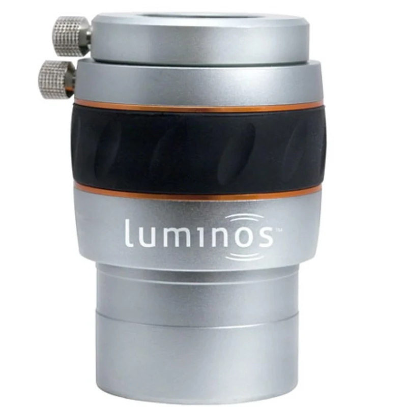 Celestron 93436 2 Inch Luminous 2.5x Barlow Lens, Silver