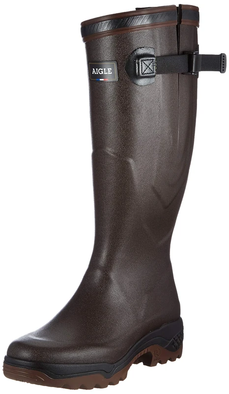 Aigle Unisex Parcours 2 Vario Work Wellingtons, Brown, 7.5 UK