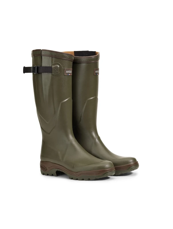 Aigle Unisex Work Wellingtons, Hunting Boots, Khaki, 10.5 UK