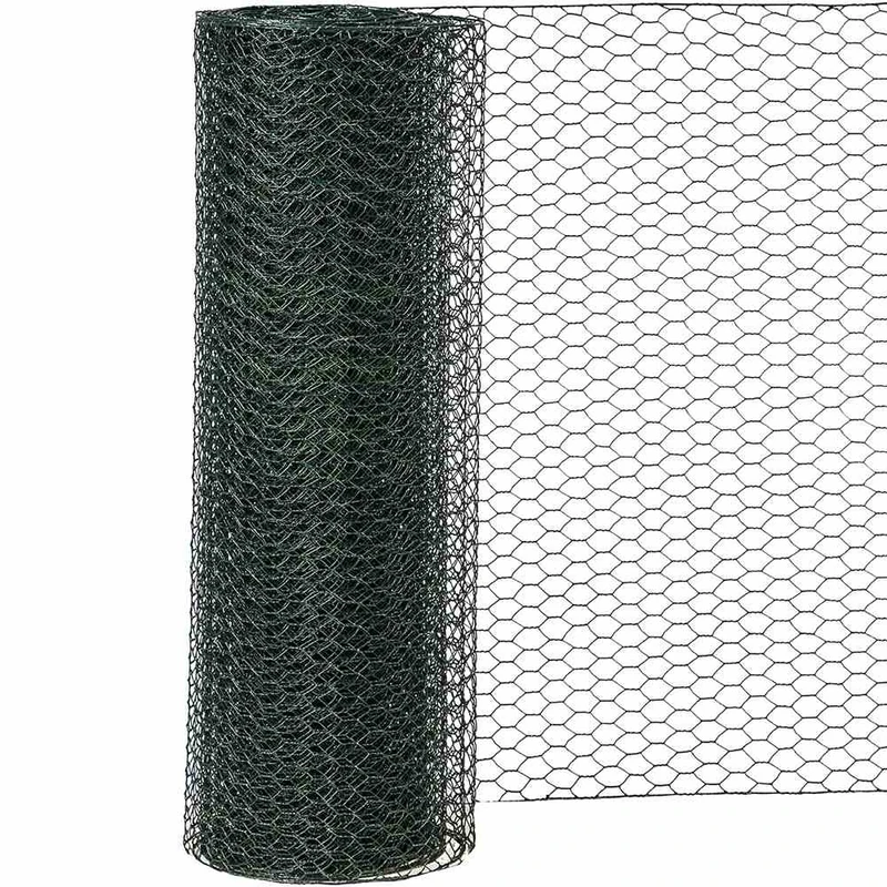 REWWER Hexagonal PVC 25/1000 25 m Green Coated - Image 1