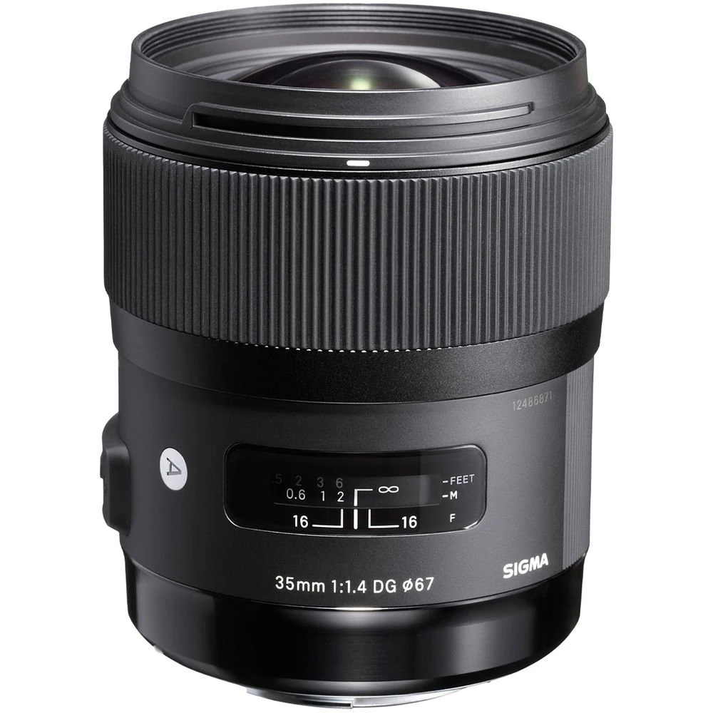 Sigma 340101 35mm F1.4 DG HSM Lens for Canon, Black