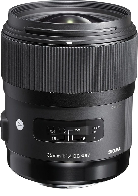 Sigma 35mm F1.4 DG HSM Lens for Nikon - Black