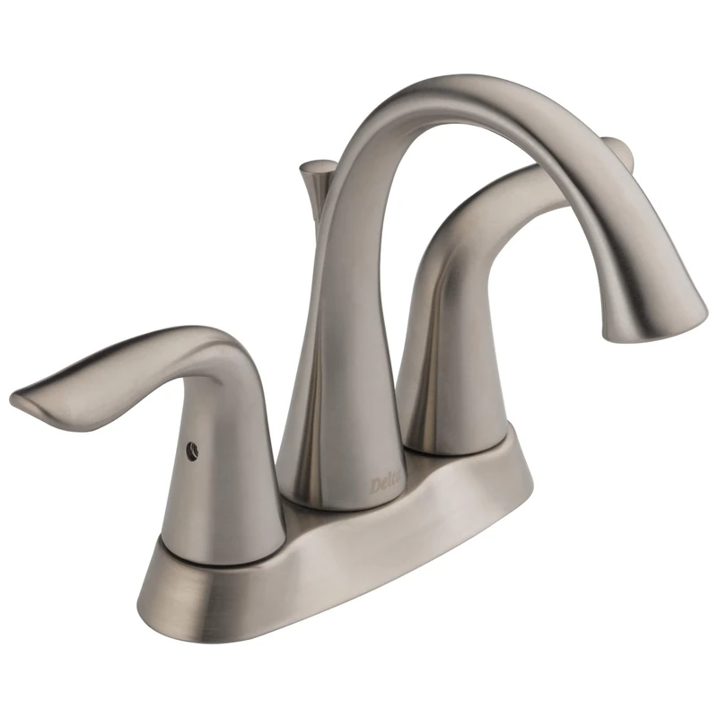 Delta 2538-SSMPU-DST Lahara Two Handle Centerset Bathroom Faucet, Stainless