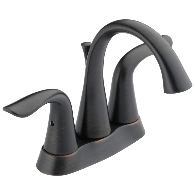 Delta 2538-RBMPU-DST Lahara Two Handle Centerset Bathroom Faucet, Venetian Bronze