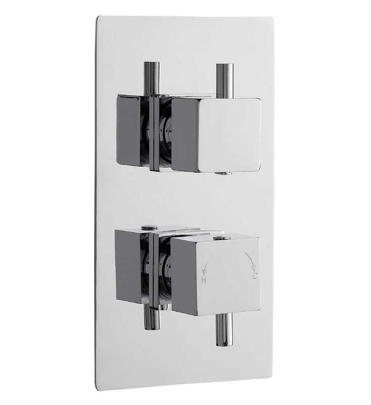 Ultra JTY302 Twin Valve Volt Thermostatic with Diverter - Chrome