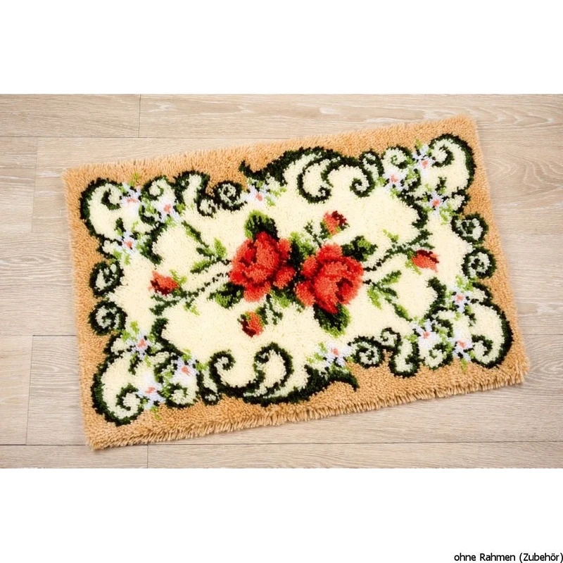 Vervaco Latch Hook Rug with Latch Hook, Cotton, Multi-Colour, 75 x 45 x 1 cm