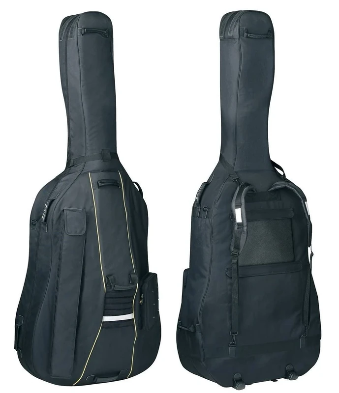 PURE GEWA Double Bass Gig-Bag Classic 25 mm padding with 2 wheels 4/4