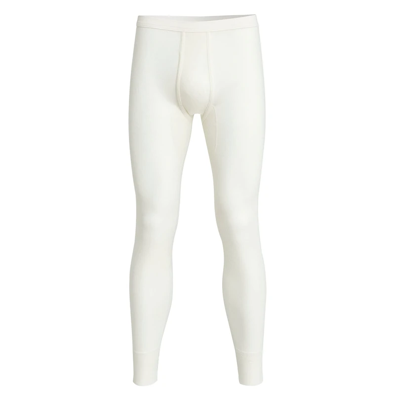 Susa Men's Angora Unterhose (Lang) s8050080 Plain Thermal Trousers, White (Wollweiß S115), Medium (Manufacturer Size: M)