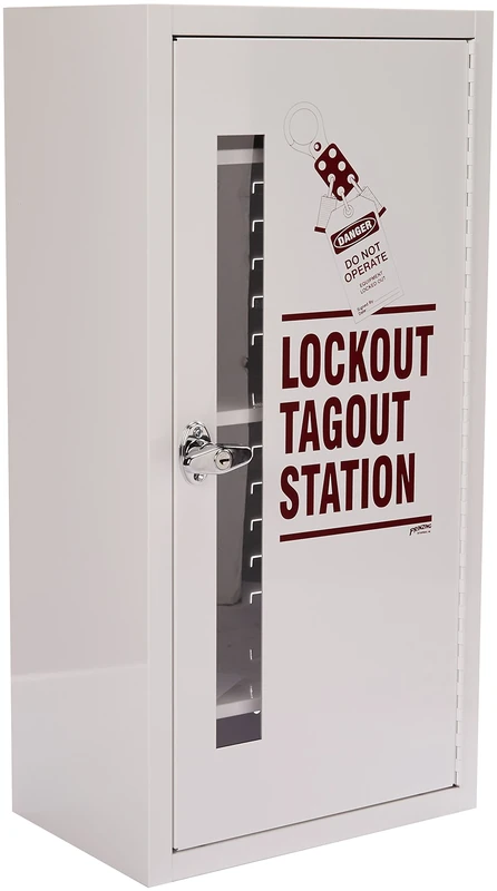 Brady LC977A, Lockout Tagout Station, Cabinet Only with Locking Handle