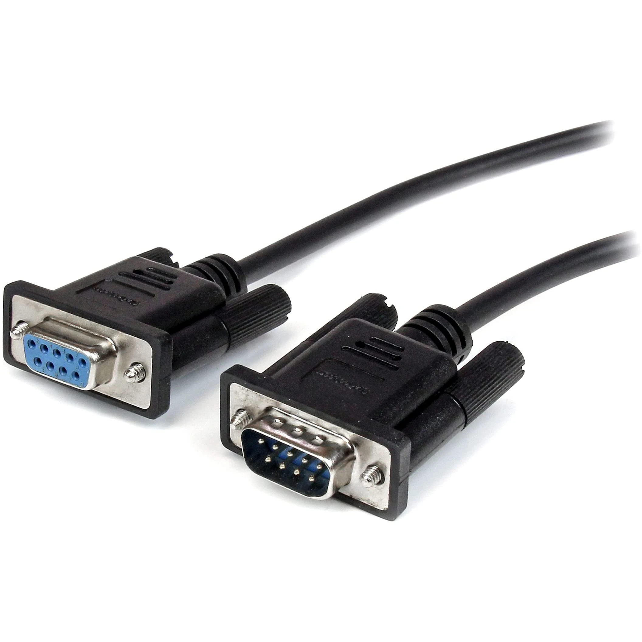 StarTech 0.5m Black Straight Through DB9 RS232 Serial Cable M/F