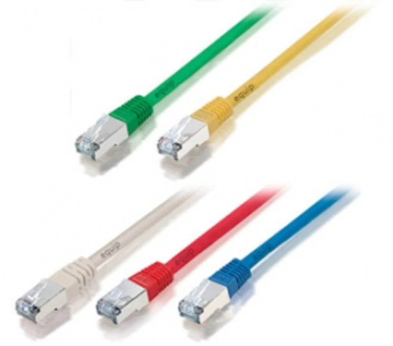Equip Patchkabel Cat5e F/UTP 2xRJ45 2,00 m Yellow Polybag