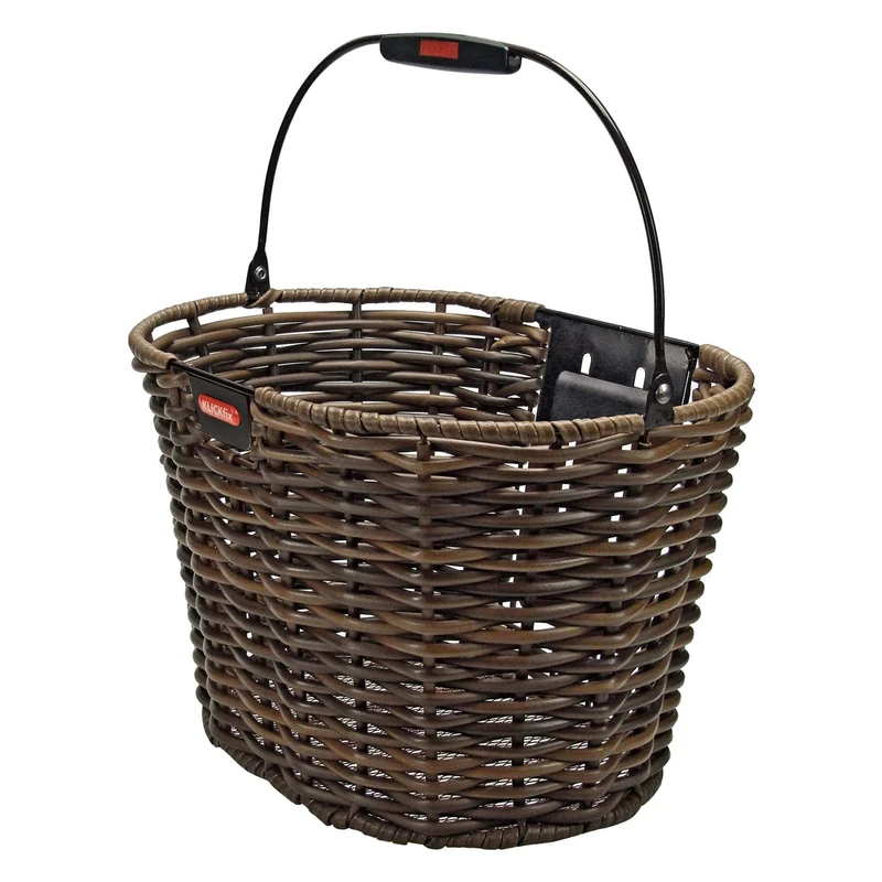 KLICKfix Oval Front Basket - Brown