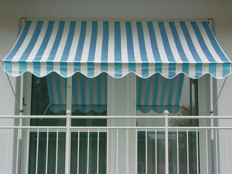 Angerer Clamp Awning Blue-White, 300 cm