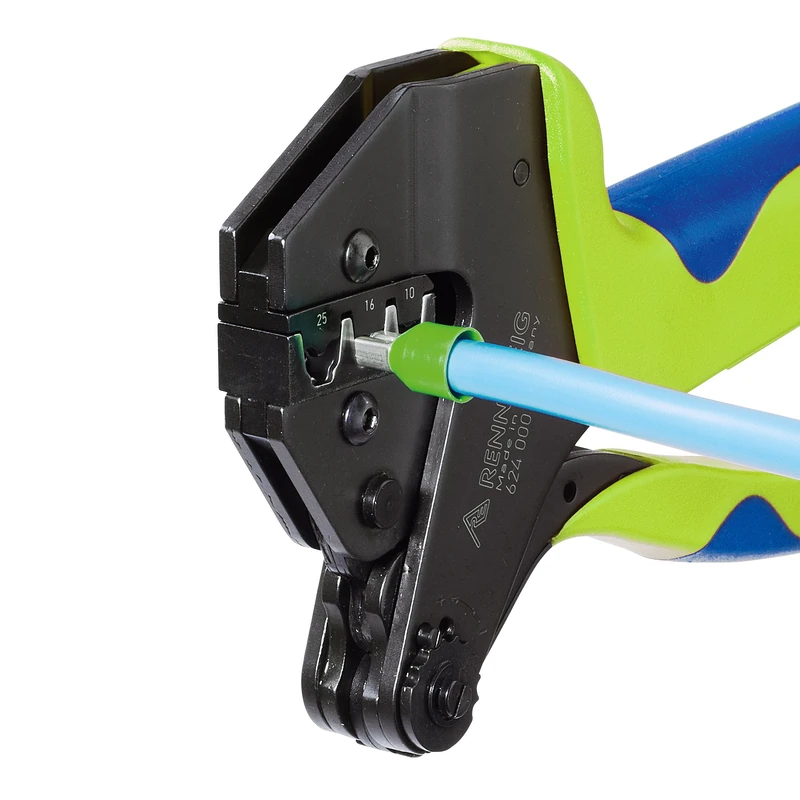 Rennsteig 624 091 3 "PEW12.91" Burnished Crimping Pliers, Multi-Colour