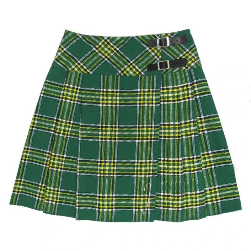 Tartanista 20 inch Irish Tartan Pleated Kilt Skirt - Size UK 10 - Image 1