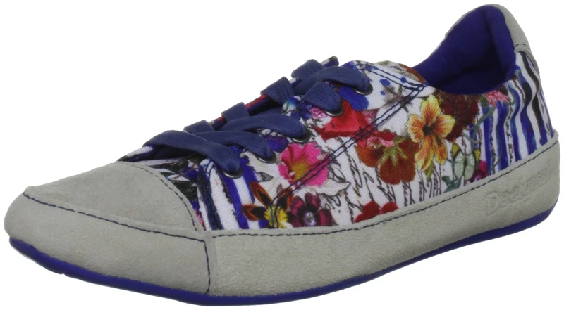 Desigual Women's Marbella Blue Klein Lace Ups Trainers 31Ks109503638 5 UK, 38 EU - Image 1