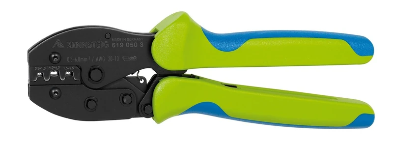 Rennsteig 619 050 3 "PEW9.50" Crimping Pliers, Multi-Colour