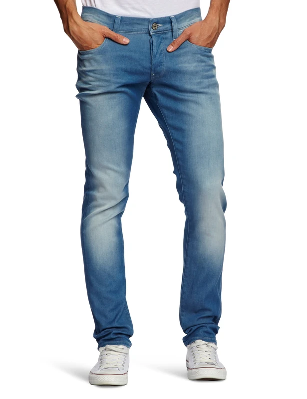 G-STAR RAW Dexter Super Slim 5046 Men's Jeans Medium Aged W36INxL34IN - 20.0.50859.5046.071.34.36 - Image 1