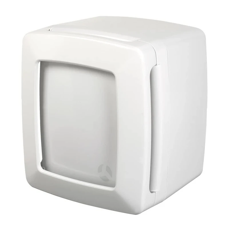 Airflow LOOVENT eco HT 100mm - Centrifugal Extractor Fan – 31L/s Flow, 3.6W Power, Quiet 29dB(A), 2-Speed, Humidity & Timer, Delay Start, Timer Overrun (2–45min), 5 Year Warranty – Bathroom, Toilet