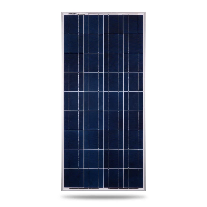 JWS Solar Panel 100 Watt Polycrystalline Solar Panel, Aluminium