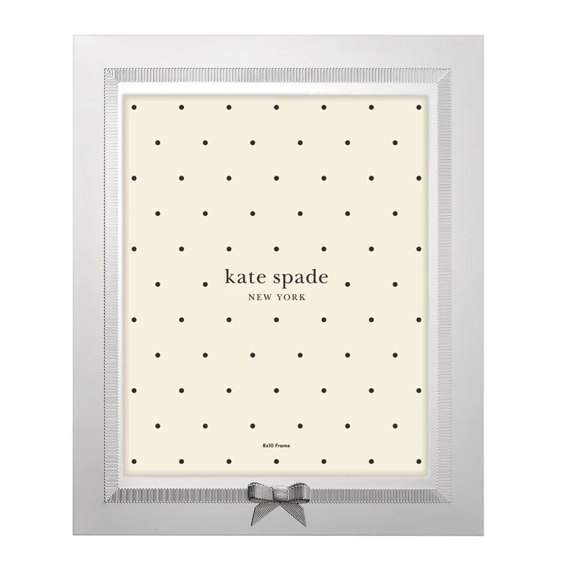 Kate Spade New York Grace Avenue 8" X 10" Frame, 18/10 Steel, Metallic, 2.55 LB
