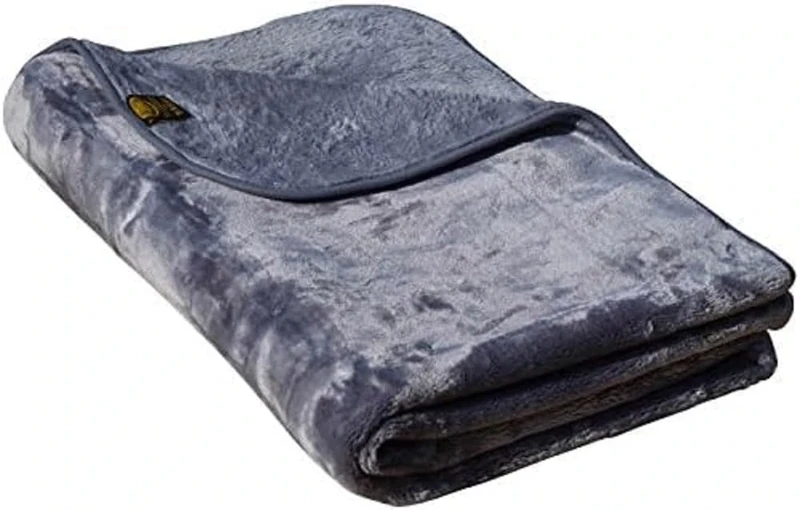 Amago - Cuddly Blanket, Cashmere Feel, 180 x 220 cm - Anthracite