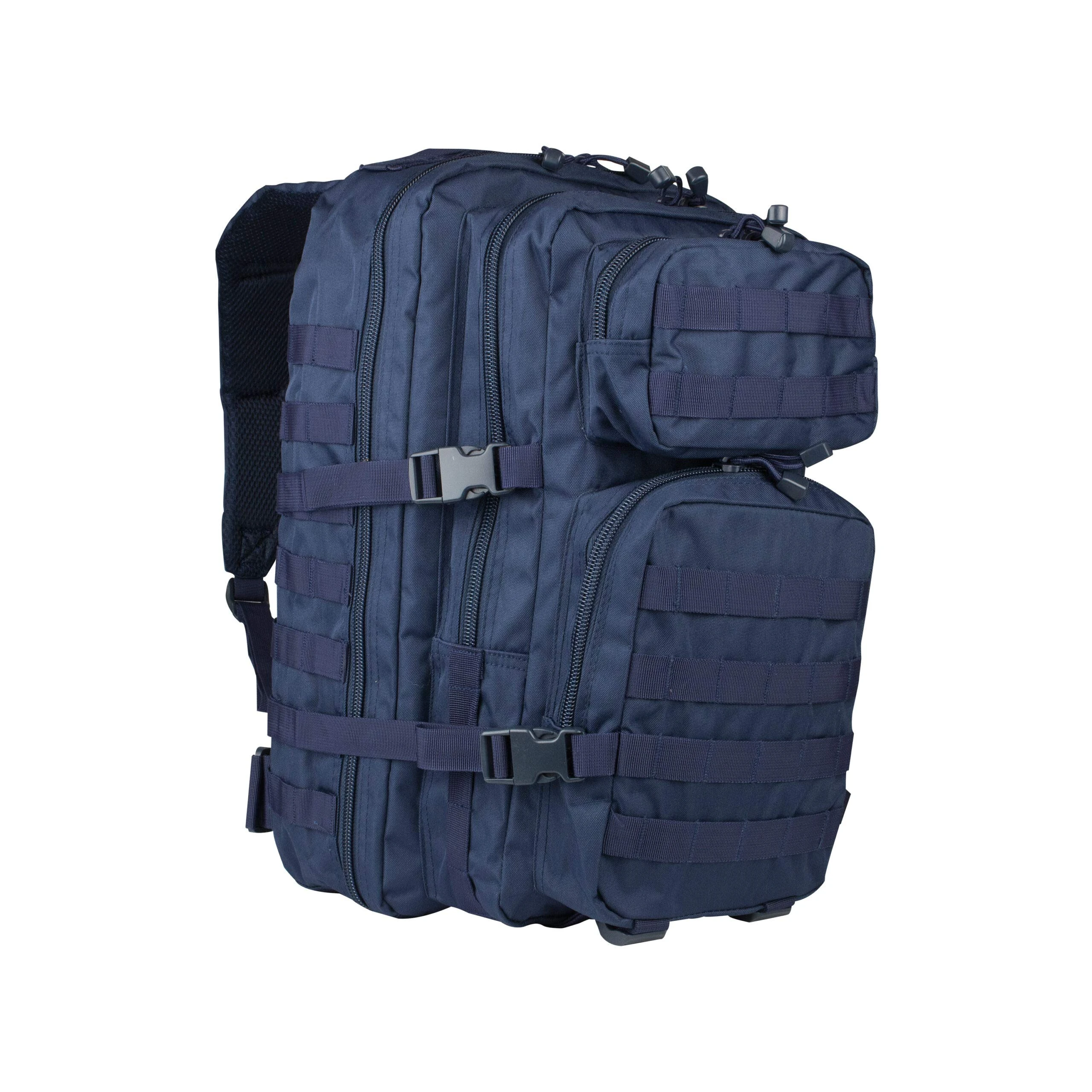 Mil-Tec MOLLE Tactical Assault Backpack, 36 Litre, Dark Blue, Large