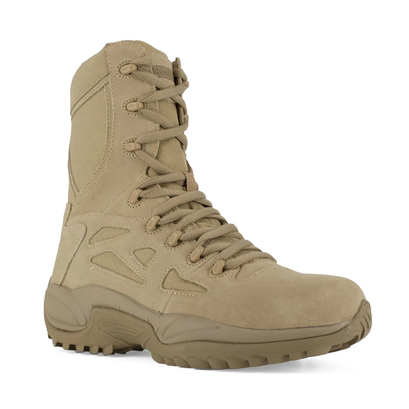 Reebok Men's Rapid Response 8-Inch Zip Boots-Tan, Tan, Size 9 UK(43 EU)
