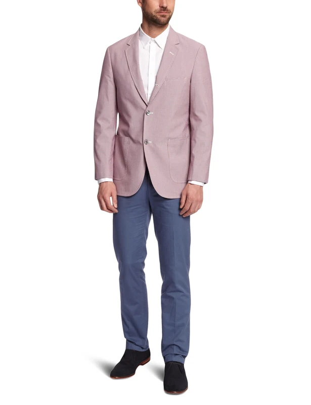 Brooks Brothers Seersucker Check Men's Blazer Red/White/Blue 42 Inches - Image 1