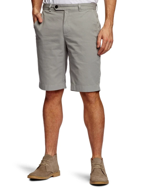 Brooks Brothers Garment Dyed Twill Men's Bermuda Shorts Grey W34 in